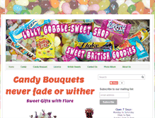 Tablet Screenshot of lollygobblesweets.com